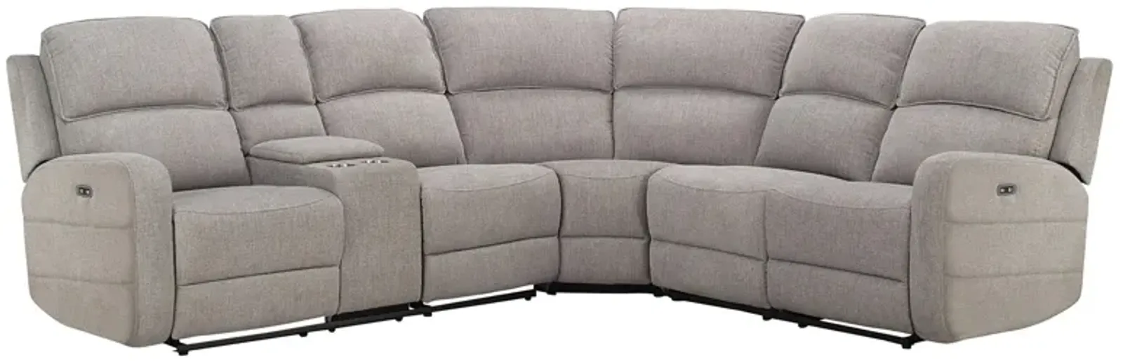 Everitt Chenille 3-pc. Power Sectional