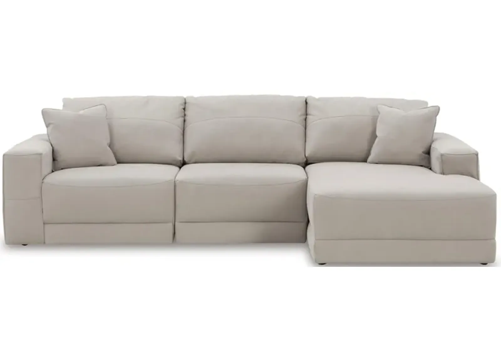 Next-Gen Gaucho 3-pc. Sectional Sofa with Chaise in Gray by Ashley Furniture