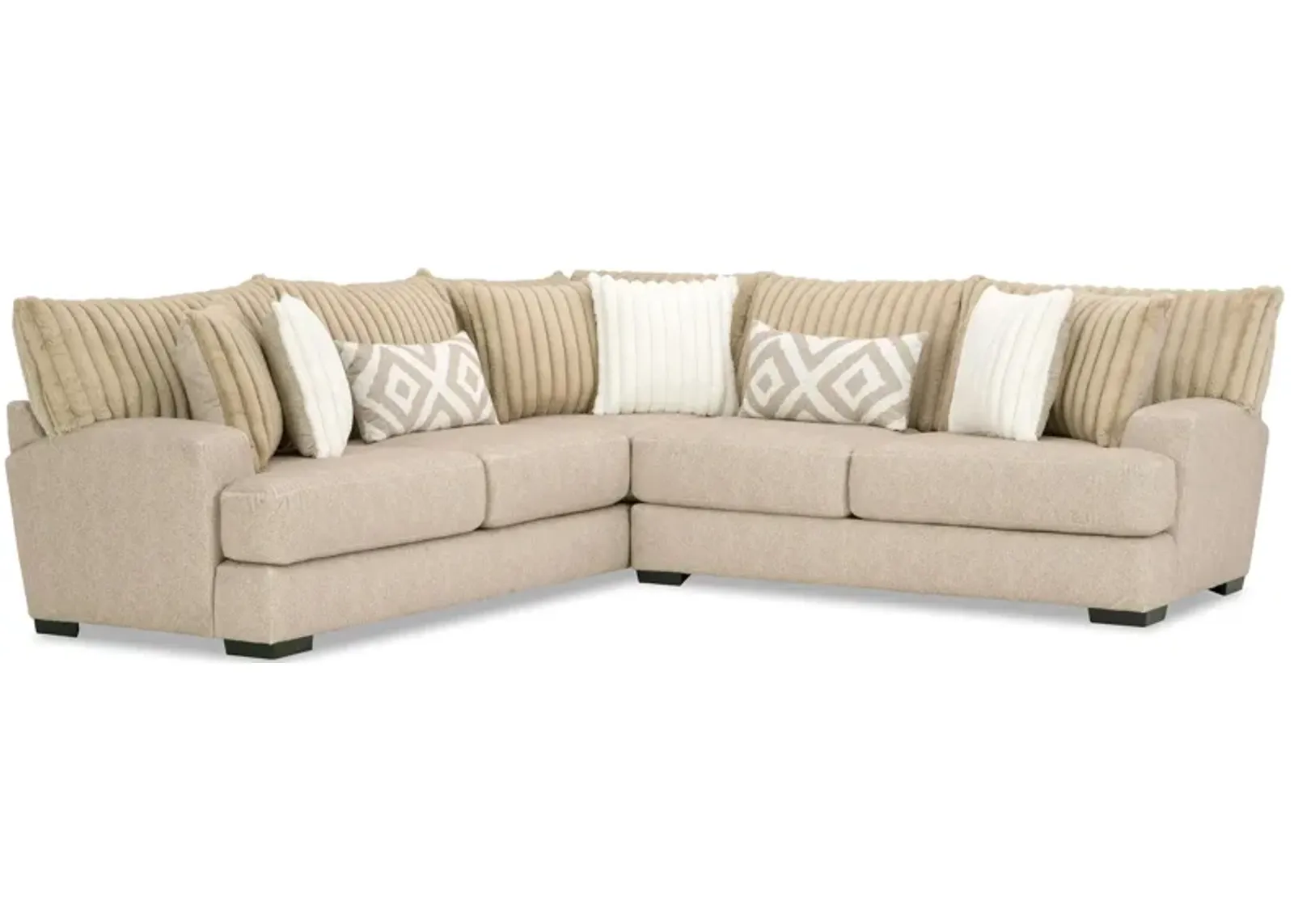 Mondo 2-pc. Sectional in Toast by Albany Furniture