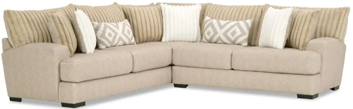 Mondo 2-pc. Sectional in Toast by Albany Furniture