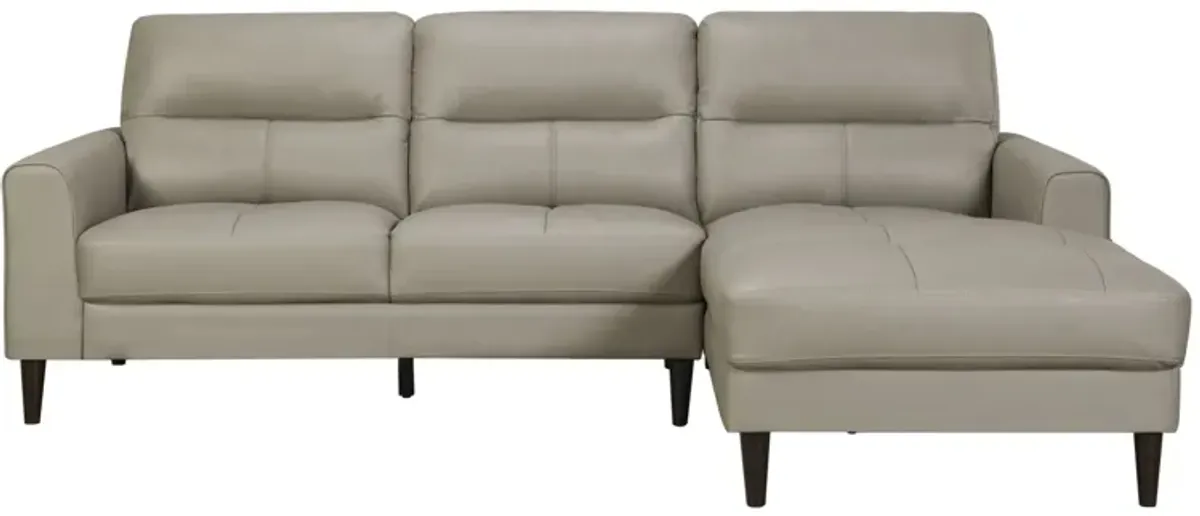 Landrum Sectional 2-pc. in Latte by Homelegance