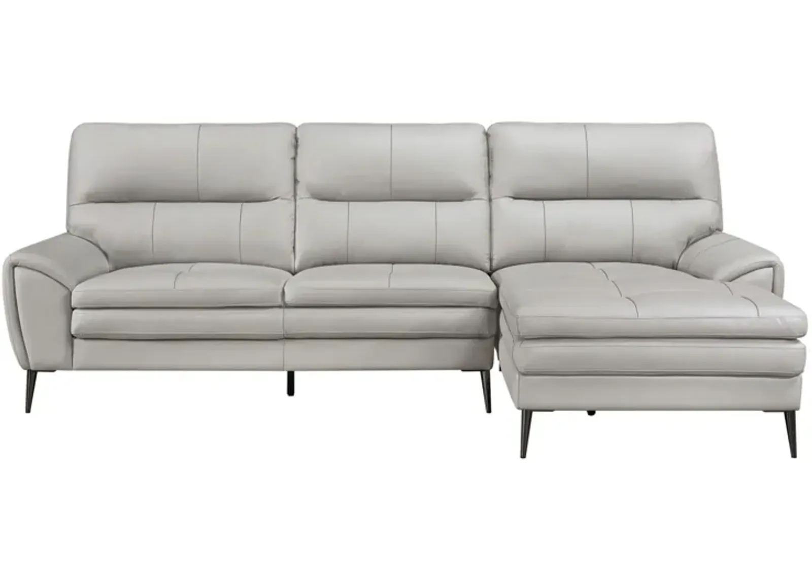 Franklin 2-pc. Sectional in Gray by Homelegance