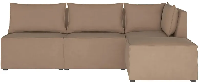 Stacy III 4-pc. Right Hand Facing Sectional Sofa in Premier Oatmeal by Skyline