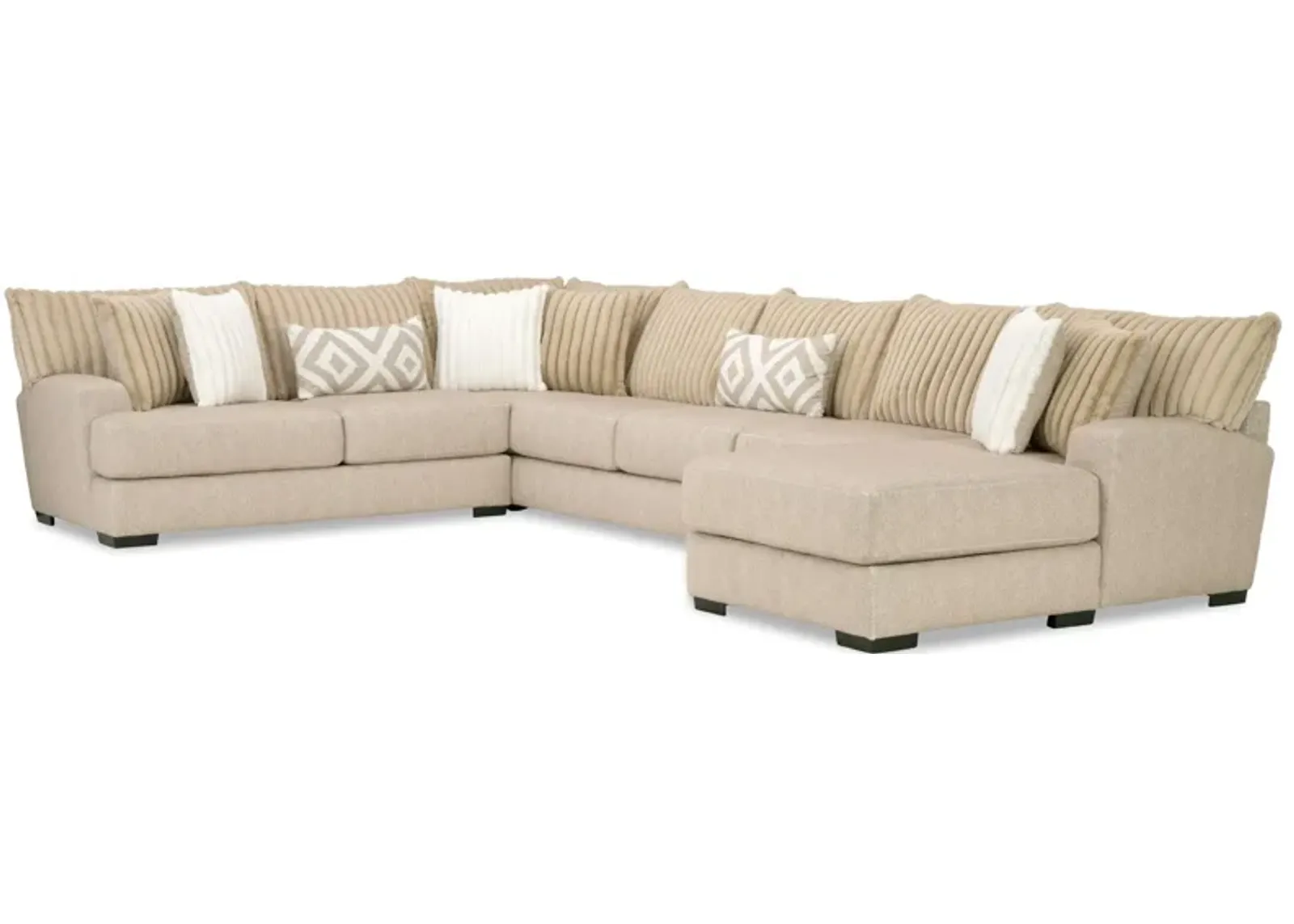 Mondo 4-pc. Sectional in Toast by Albany Furniture