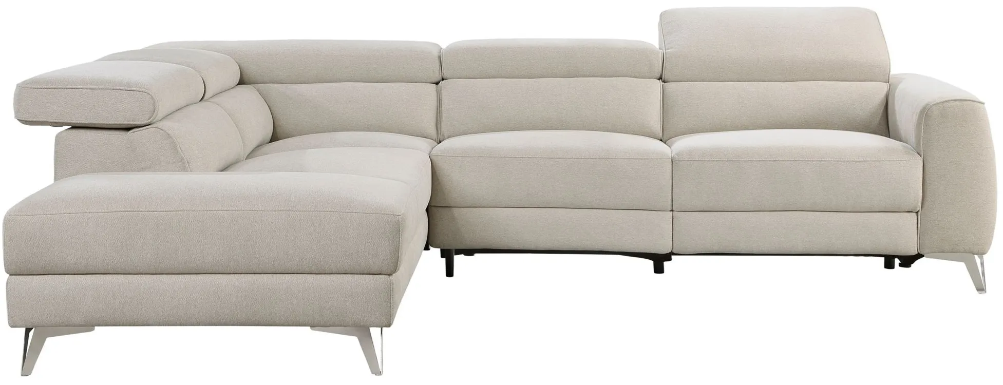 Legrande 2-pc.. Power Sectional in Beige by Homelegance