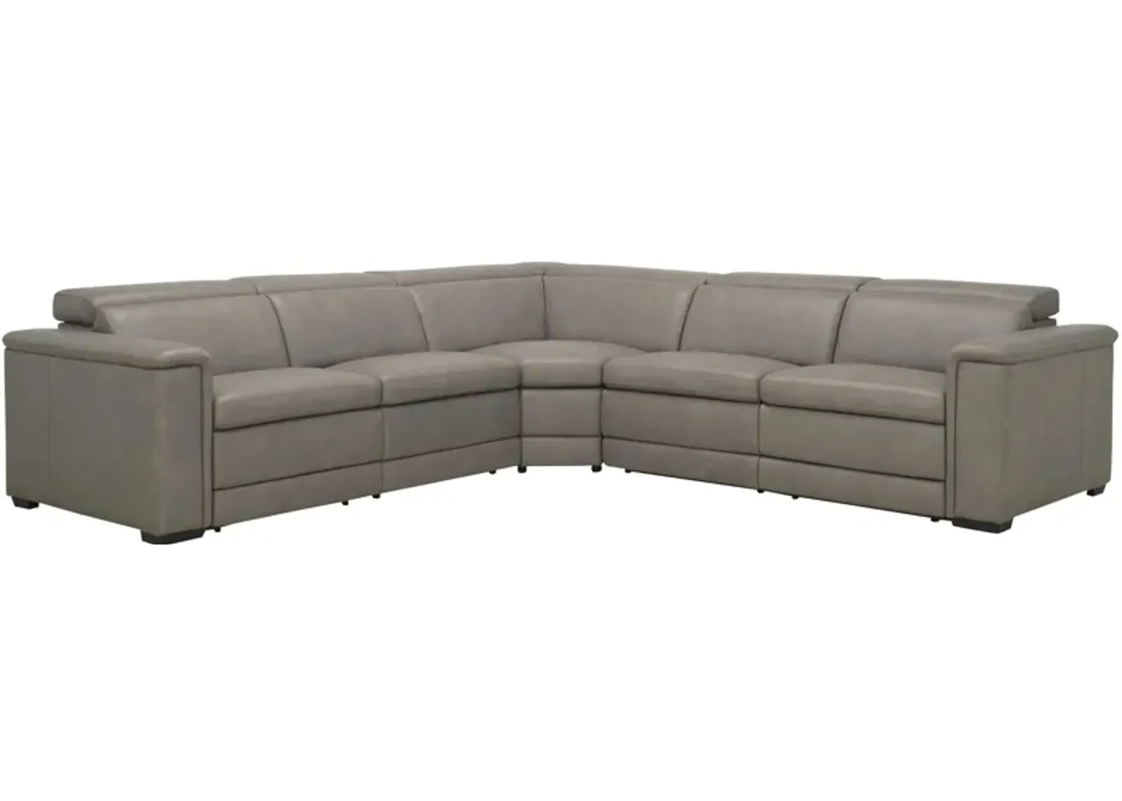 Finnegan 3-pc. Power Reclining Sectional in Gray by Bernhardt