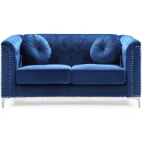 Delray Loveseat in Blue by Glory Furniture