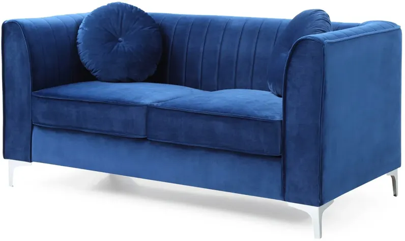 Deltona Loveseat in Blue by Glory Furniture