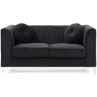 Deltona Loveseat in Black by Glory Furniture