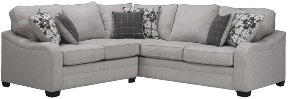 Caid 2-pc. Chenille Sectional