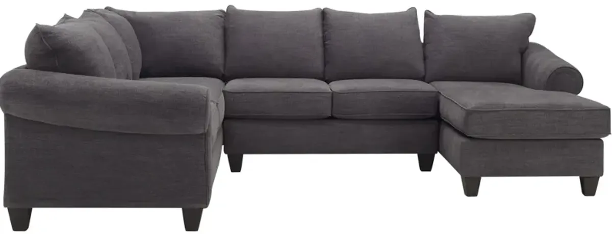 Piper 3-pc. Chenille Sectional Sofa