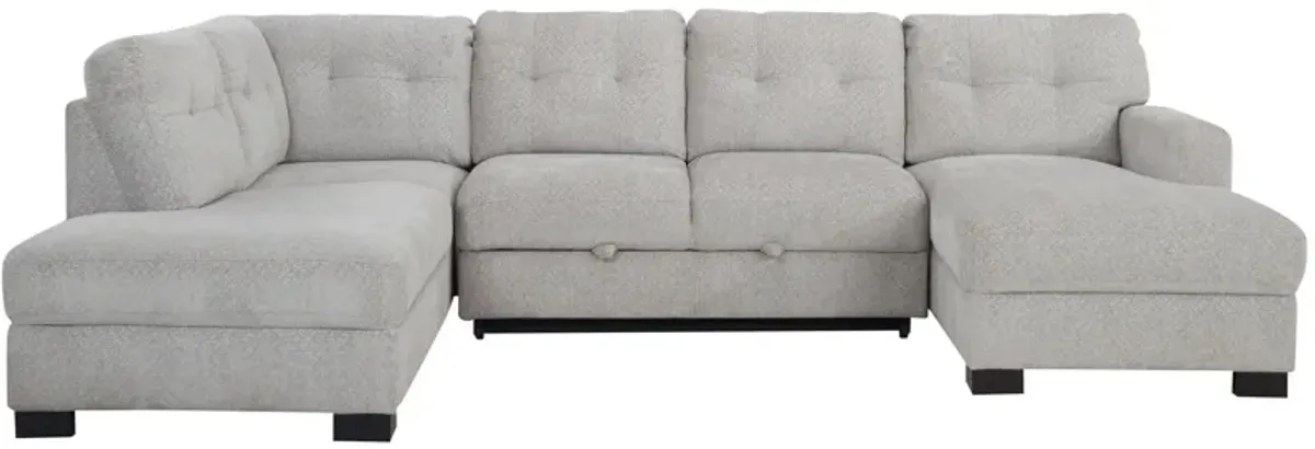 Pierce 3-pc. Sectional w/ Pop Up Sleeper