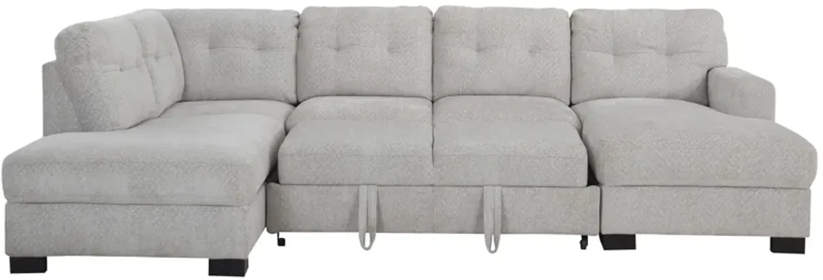 Pierce 3-pc. Sectional w/ Pop Up Sleeper