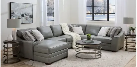 Dorian 4-pc. Sectional in Oasis Light Gray by Bellanest