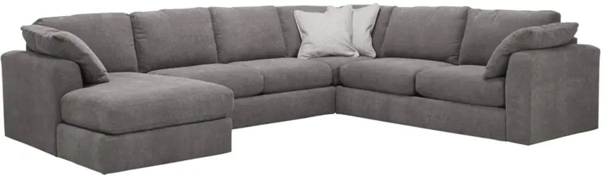 Nappily 4-pc. Sectional in Graphite by Alan White