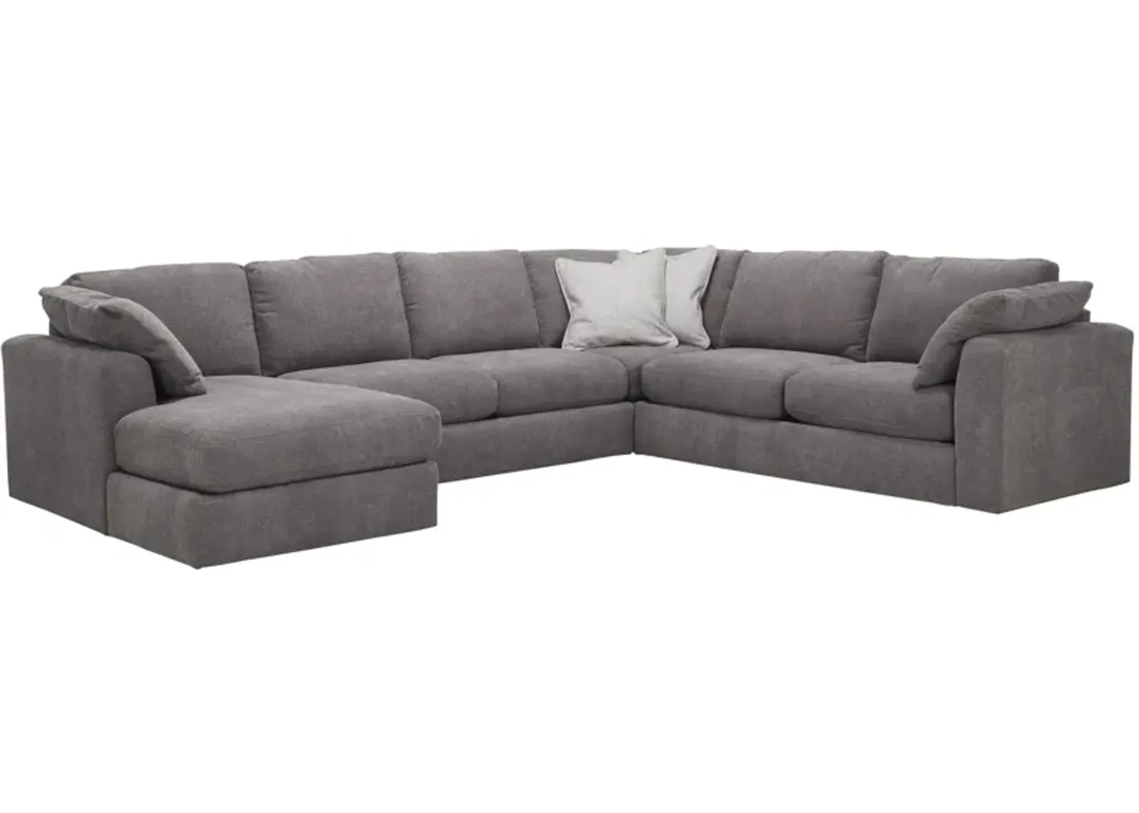 Nappily 4-pc. Sectional in Graphite by Alan White