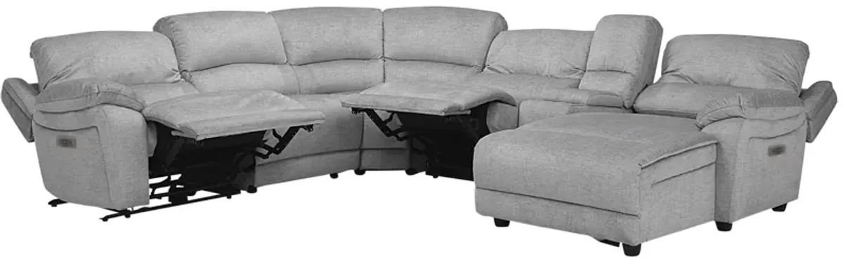 Marley 6-pc. Power Sectional