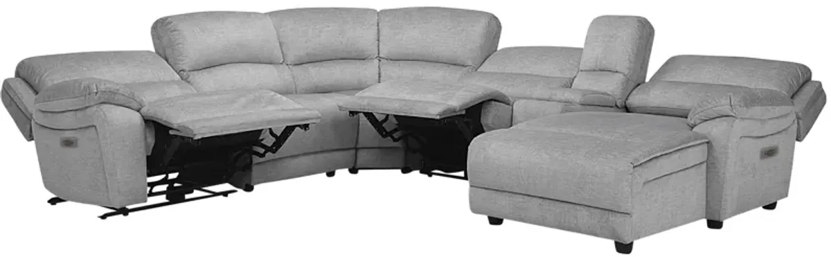 Marley 6-pc. Power Sectional
