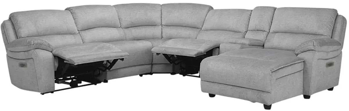 Marley 6-pc. Power Sectional