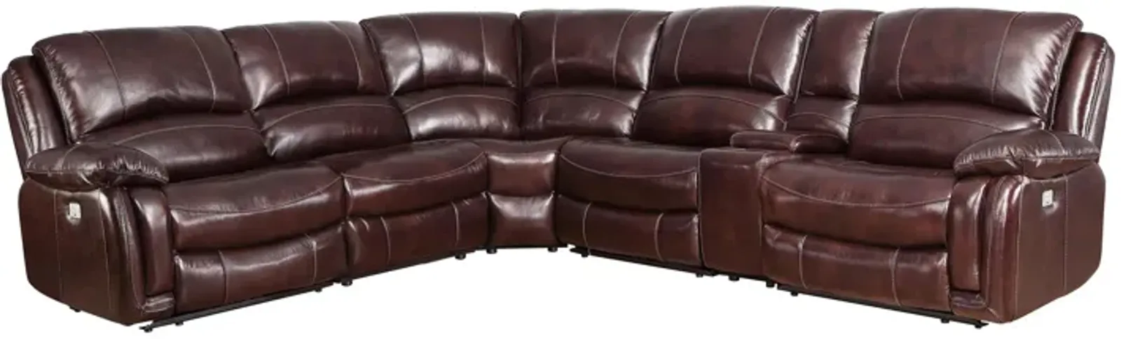 Denver Power 6-pc. Reclining Sectional Sofa