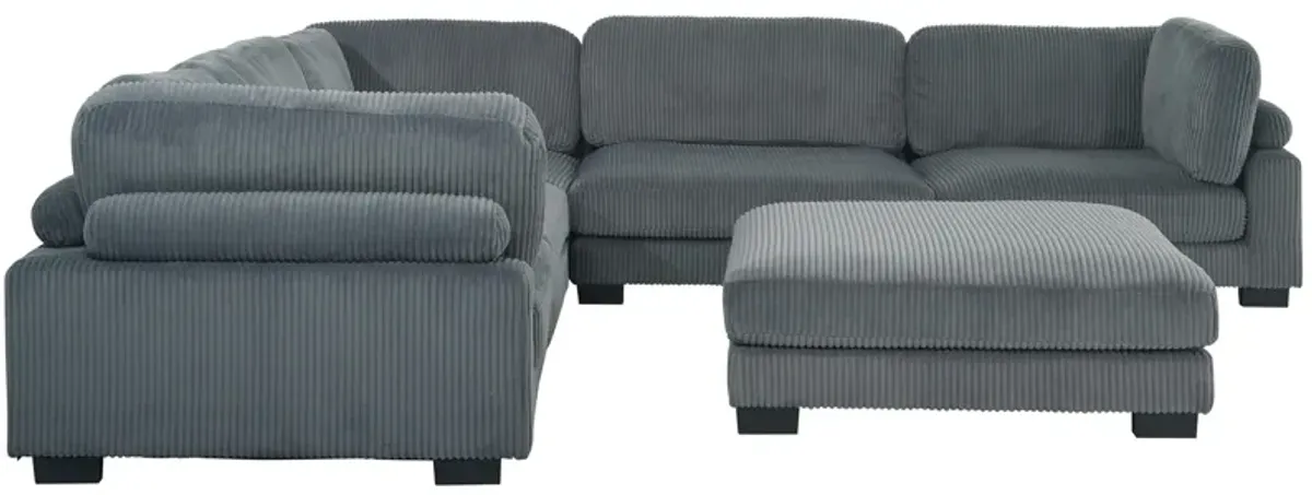 Maverick 5-pc. Sectional w/ Cocktail Ottoman