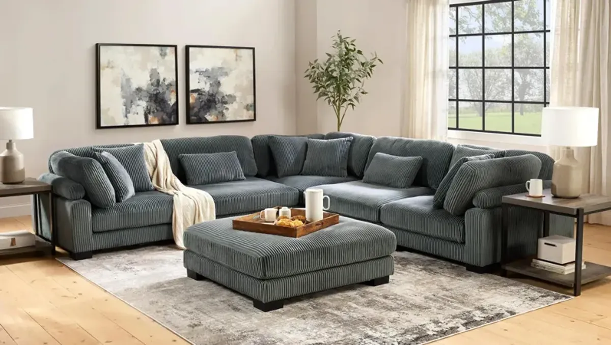 Maverick 5-pc. Sectional w/ Cocktail Ottoman