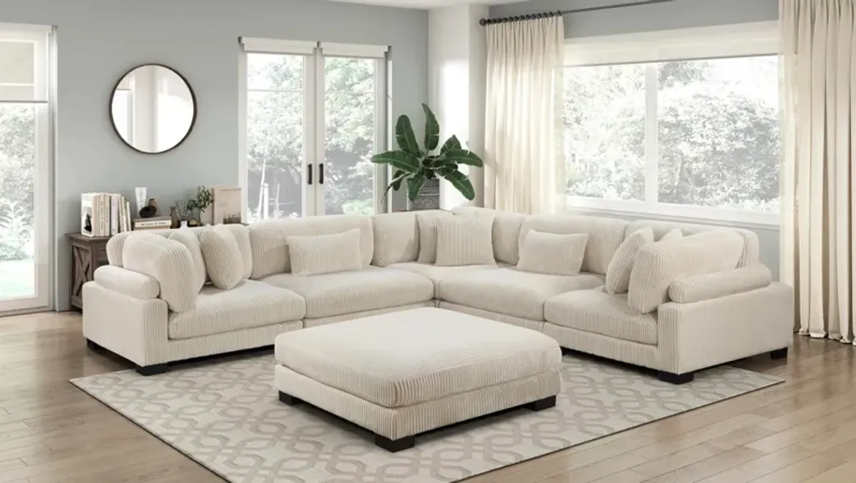 Maverick 5-pc. Sectional w/ Cocktail Ottoman