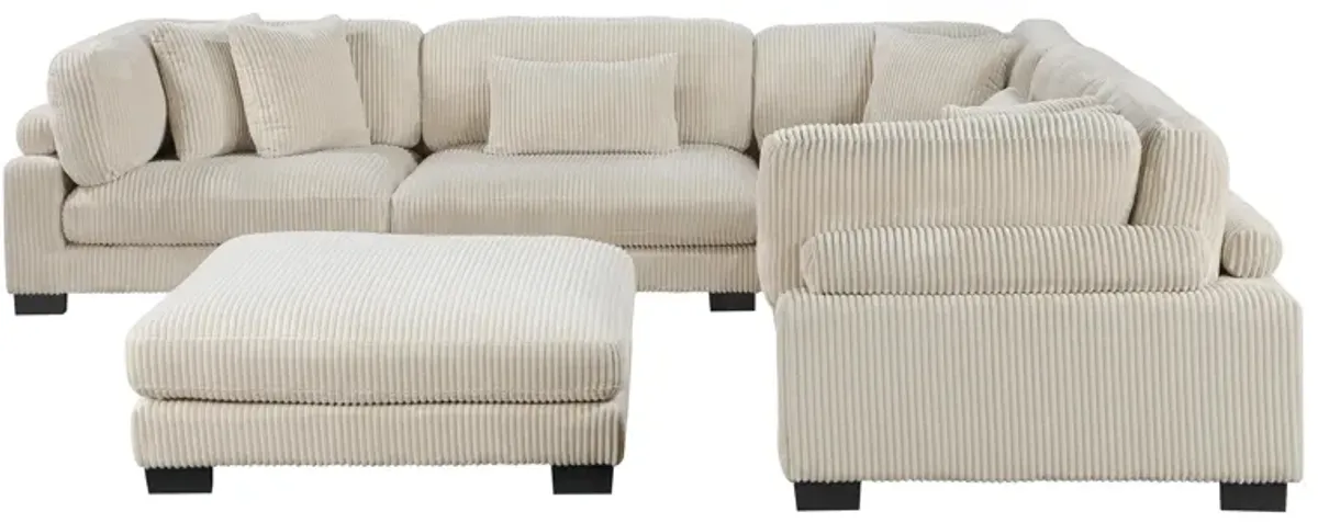 Maverick 5-pc. Sectional w/ Cocktail Ottoman