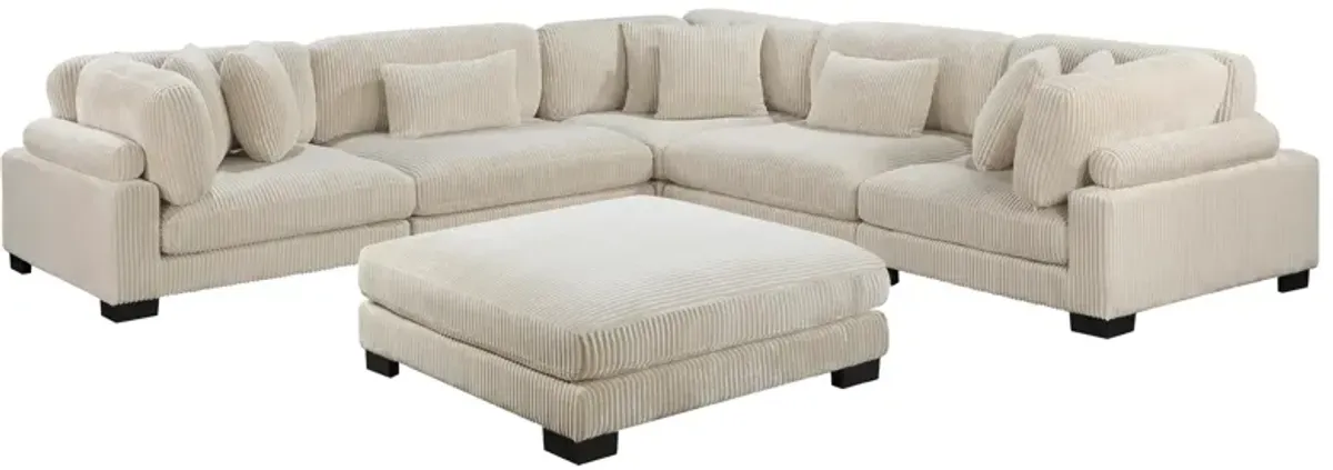 Maverick 5-pc. Sectional w/ Cocktail Ottoman