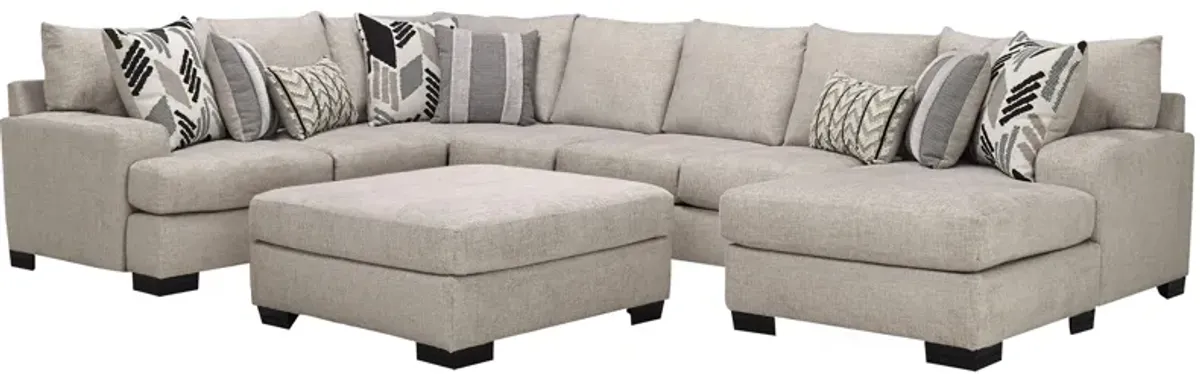 Cooper 5-pc. Sectional w/ Cocktail Ottoman