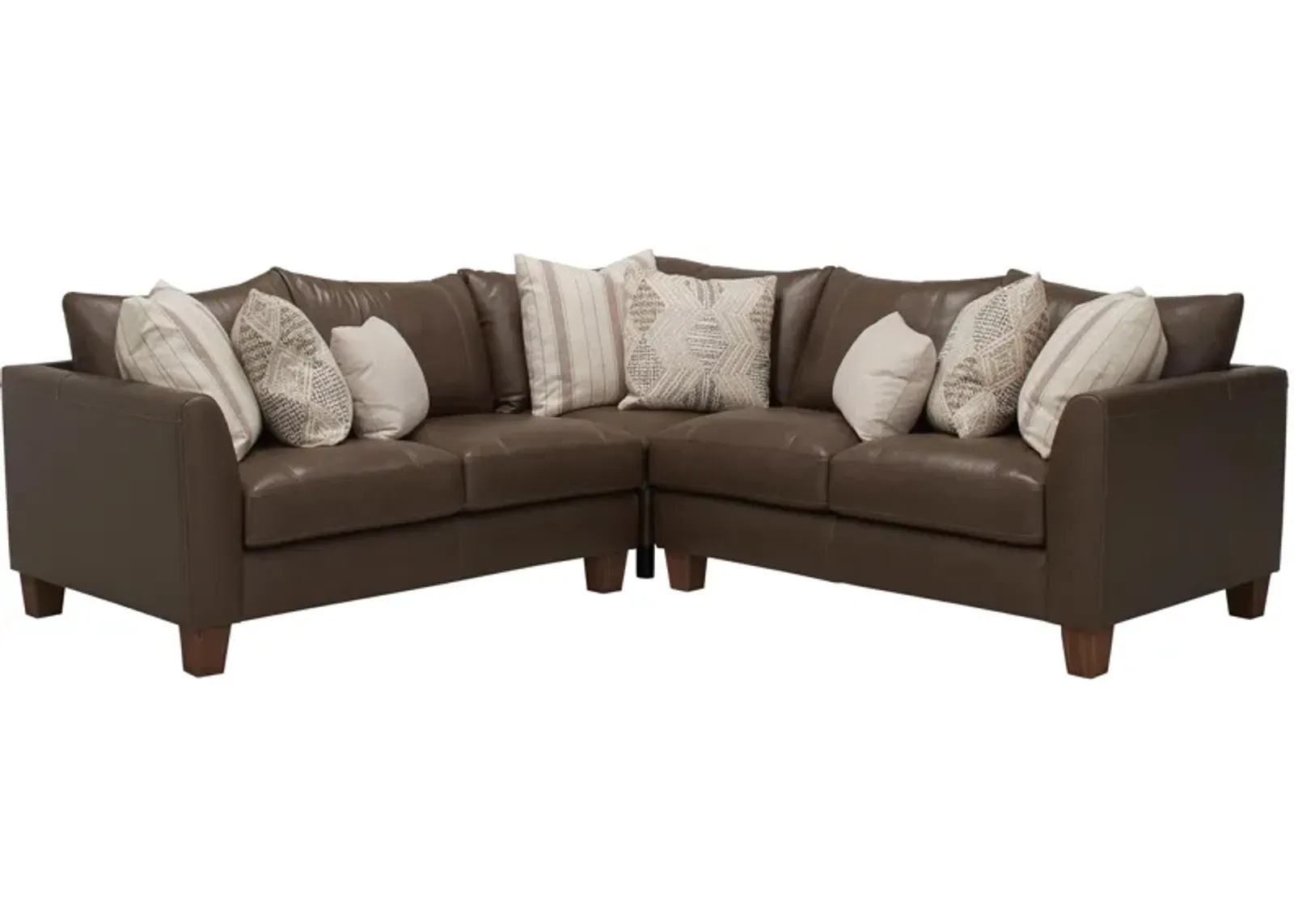 Maxwell 3-pc. Sectional in Brown by Bellanest