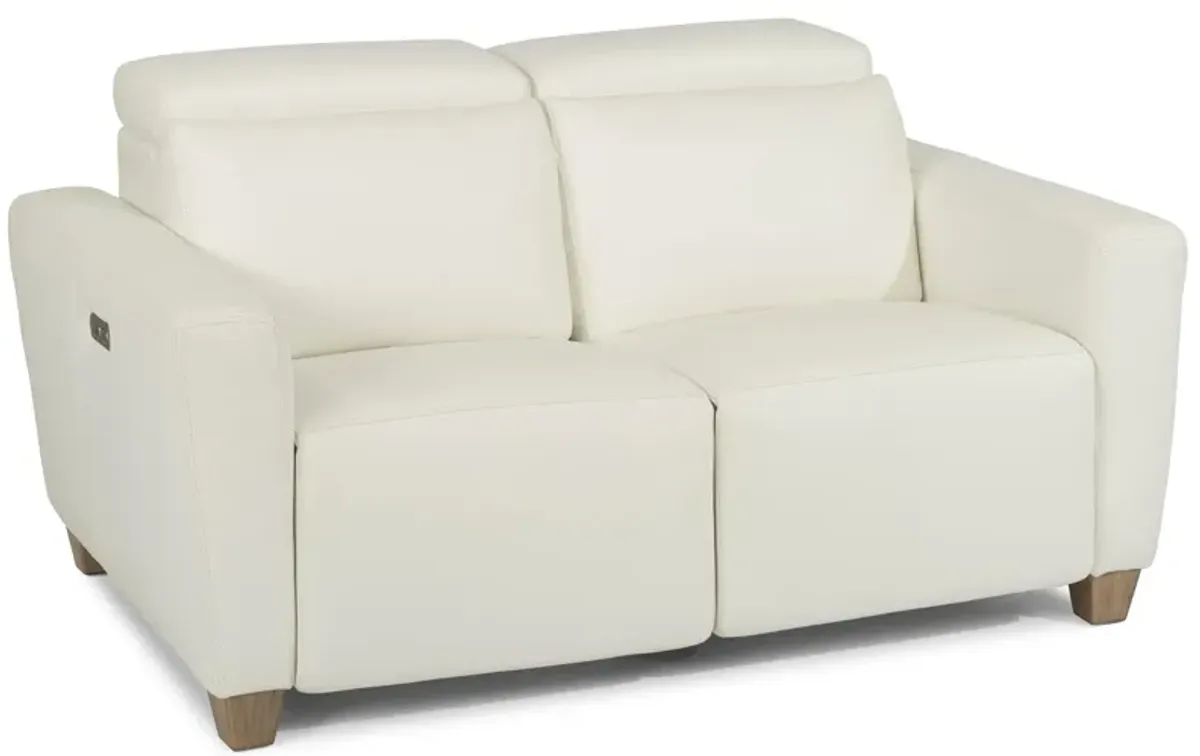 Astra Loveseat in White by Flexsteel