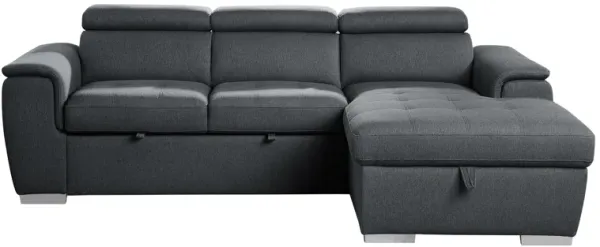 Solomon 2-pc Sectional With Pull-Out Bed