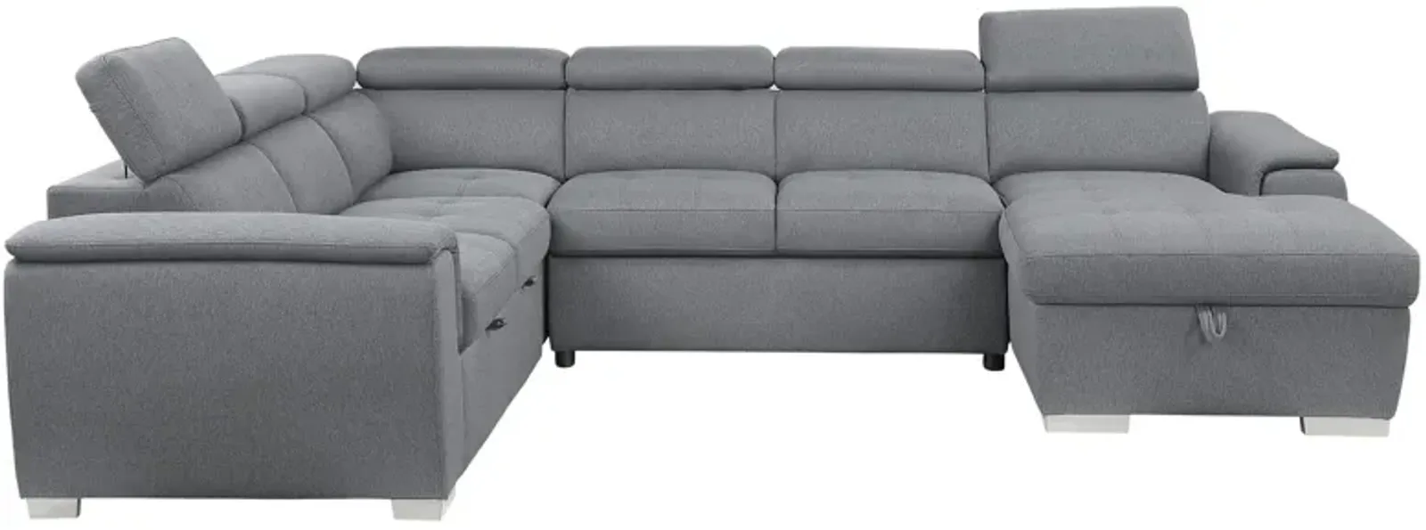 Solomon 4-pc Sectional With Pull-Out Bed