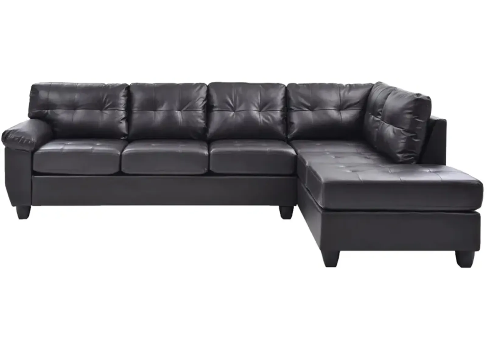 Gallant 2-pc. Reversible Sectional Sofa in Cappuccino by Glory Furniture