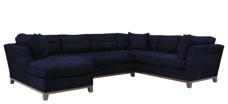 Cityscape 3-pc. Sectional in Sugar Shack Navy by H.M. Richards