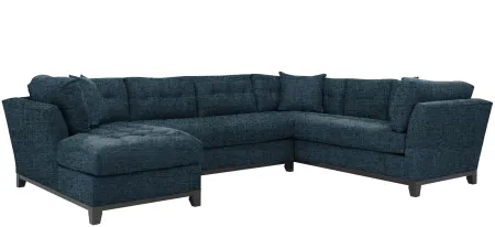 Cityscape 3-pc. Sectional in Santa Rosa Denim by H.M. Richards