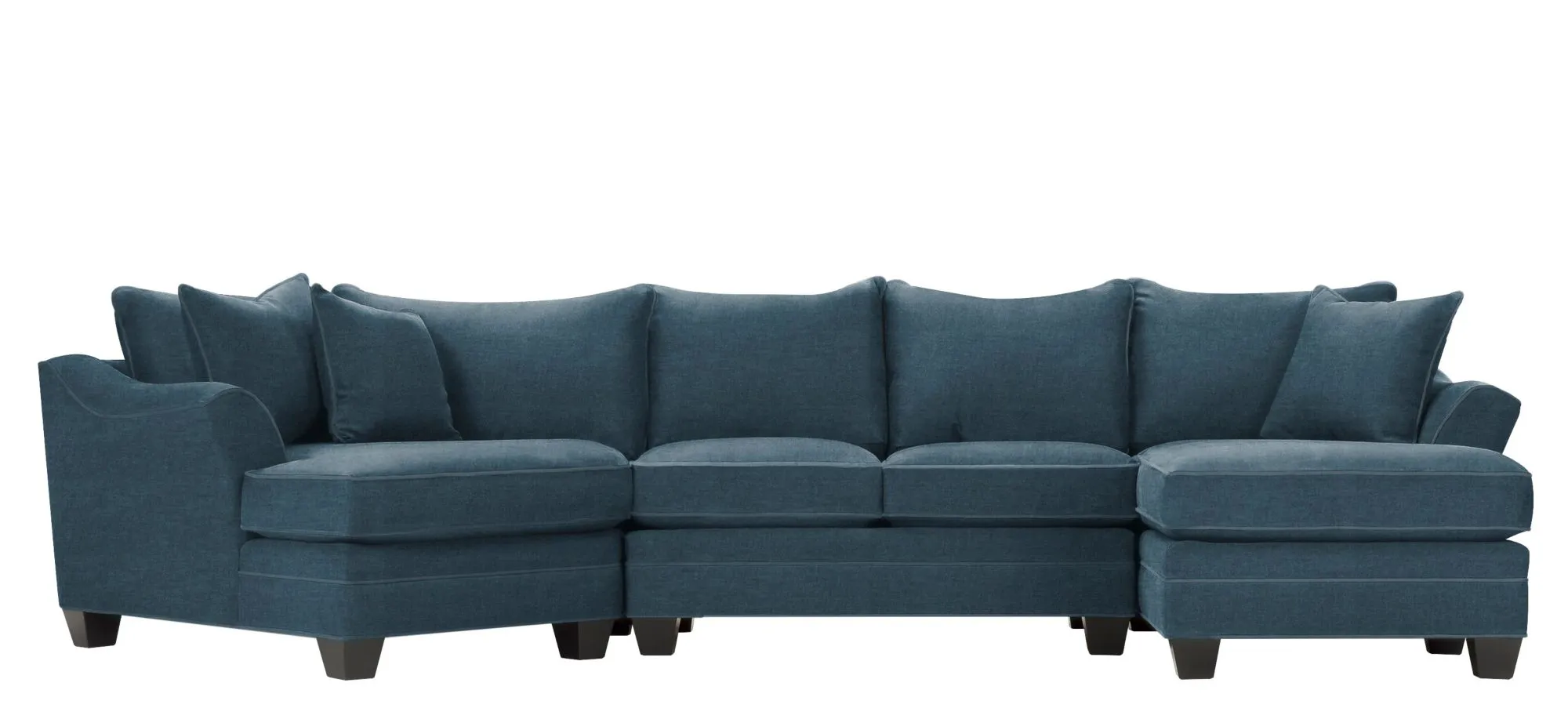 Foresthill 3-pc. Right Hand Facing Sectional Sofa in Santa Rosa Denim by H.M. Richards