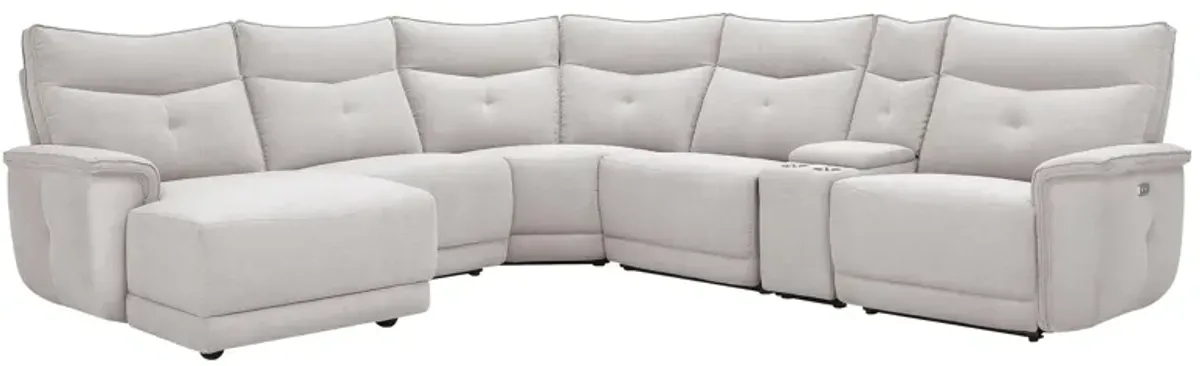 Graceland 6-pc. Sectional Sofa w/Power Headrests