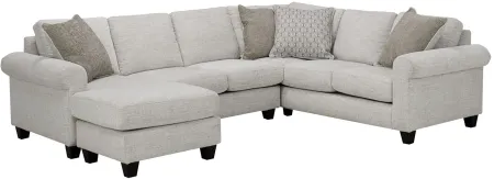 Raelynn 2-pc. Sectional in Off-White by Alan White