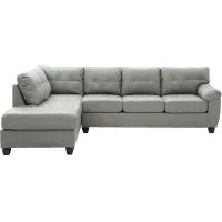 Gallant 2-pc. Reversible Sectional Sofa in Gray by Glory Furniture