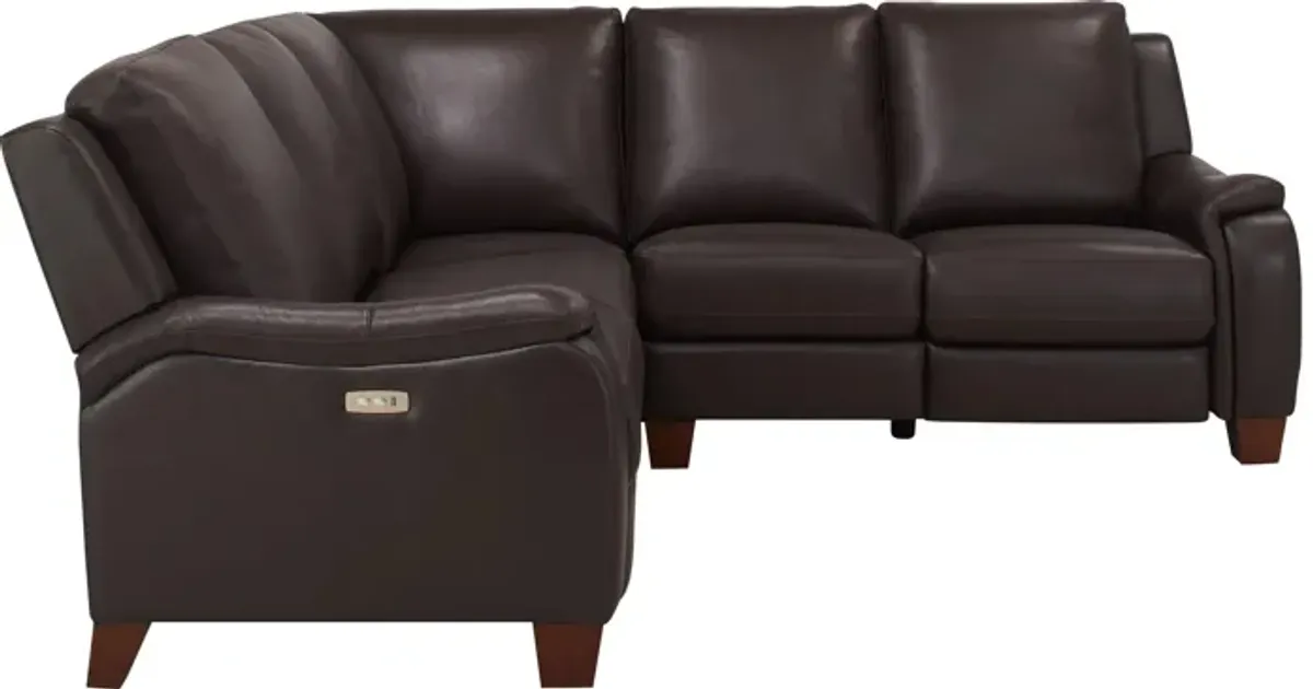 Ramiro Leather 3-pc. Power Sectional