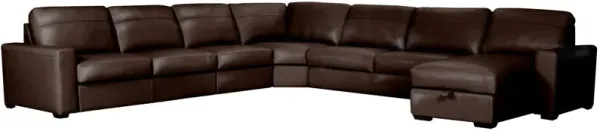 Harley 6-pc. Leather Sectional