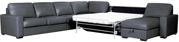 Harley 6-pc. Leather Sectional