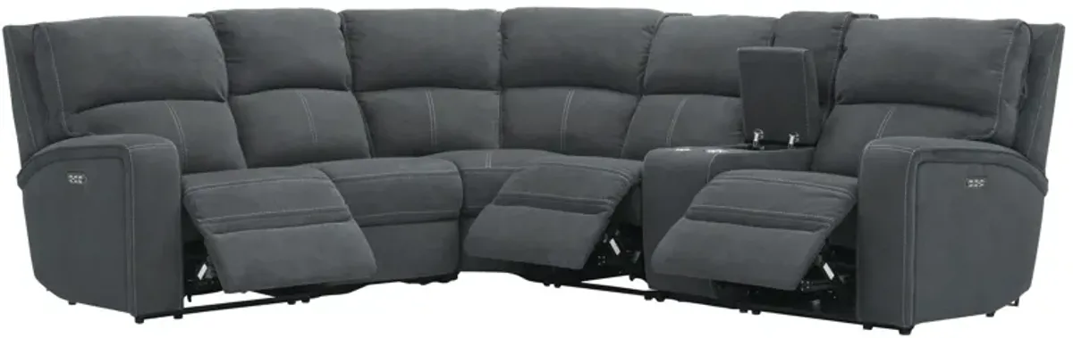 Ian 6-pc. Power Sectional w/ Power Headrest & Lumbar