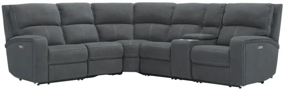 Ian 6-pc. Power Sectional w/ Power Headrest & Lumbar