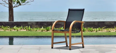 Lifestyle Garden Outdoor Armchairs: Set of 4 in Brown by International Home Miami