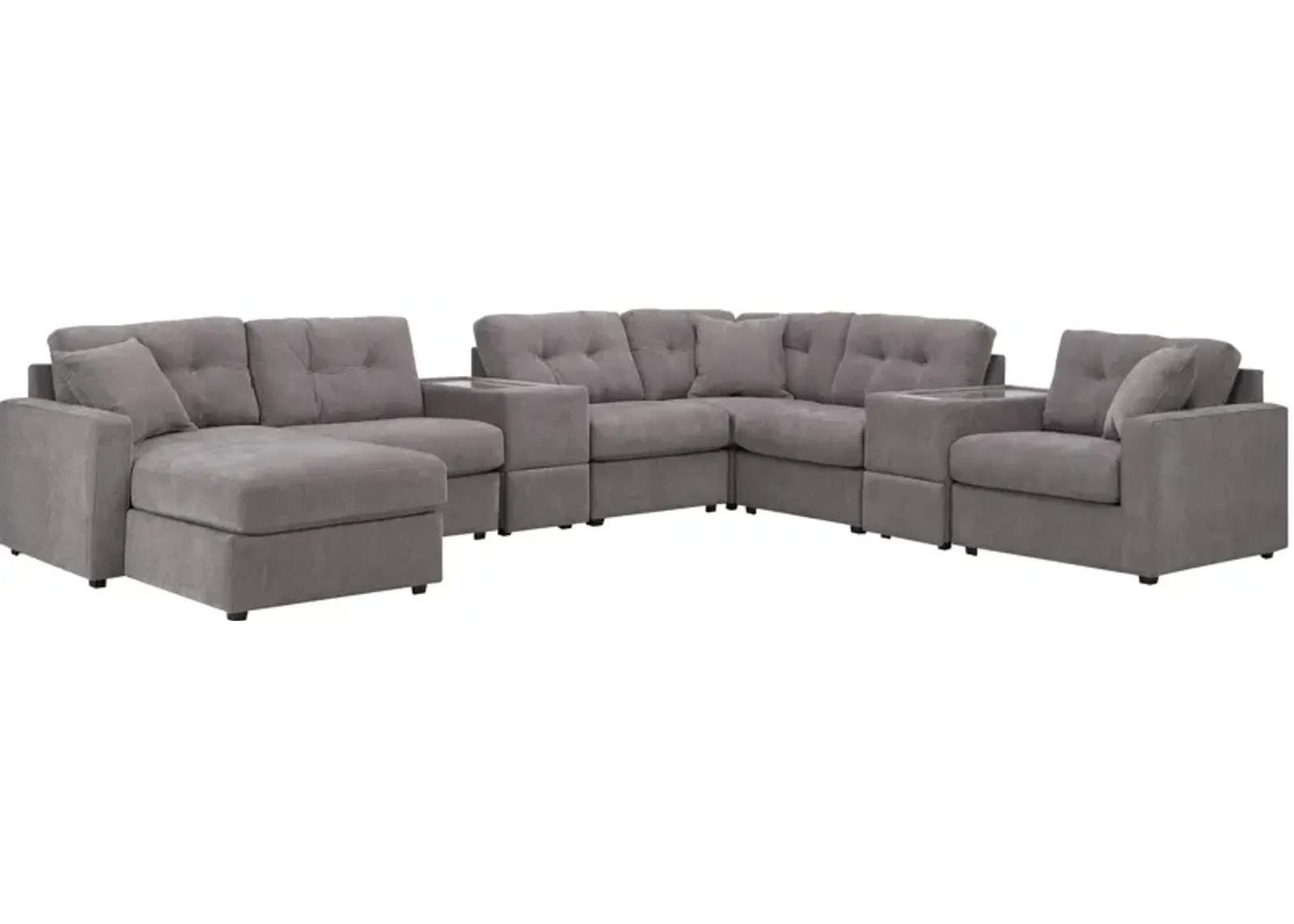 ModularOne 8-pc. Sectional w/One Power Console