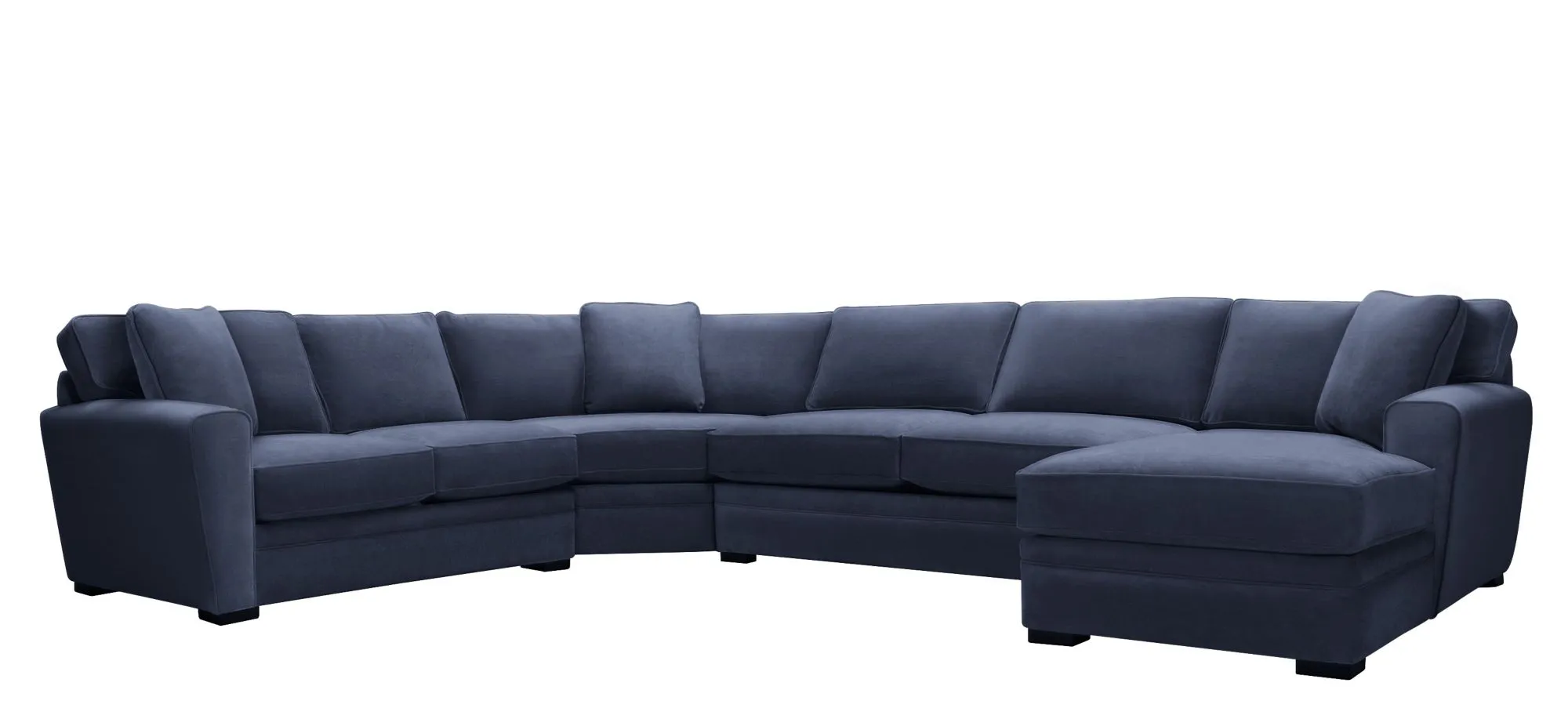 Artemis II 4-pc. Right Hand Facing Sectional Sofa in Gypsy Navy by Jonathan Louis