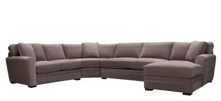 Artemis II 4-pc. Right Hand Facing Sectional Sofa in Gypsy Truffle by Jonathan Louis